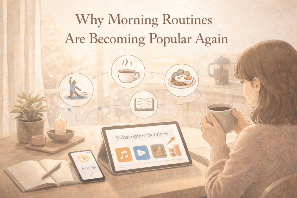 Why Morning Routines Are Becoming Popular Again